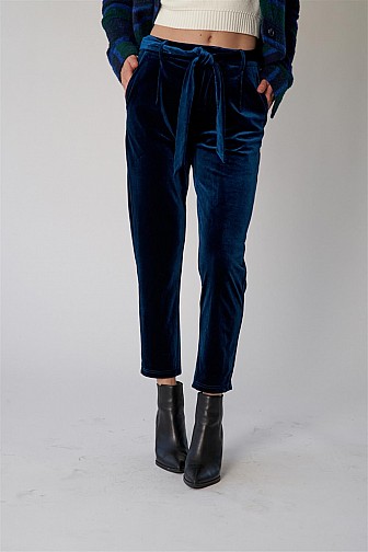 CROPPED VELVET TROSURE