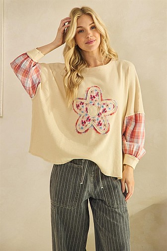 DAISY VARSITY PULLOVER